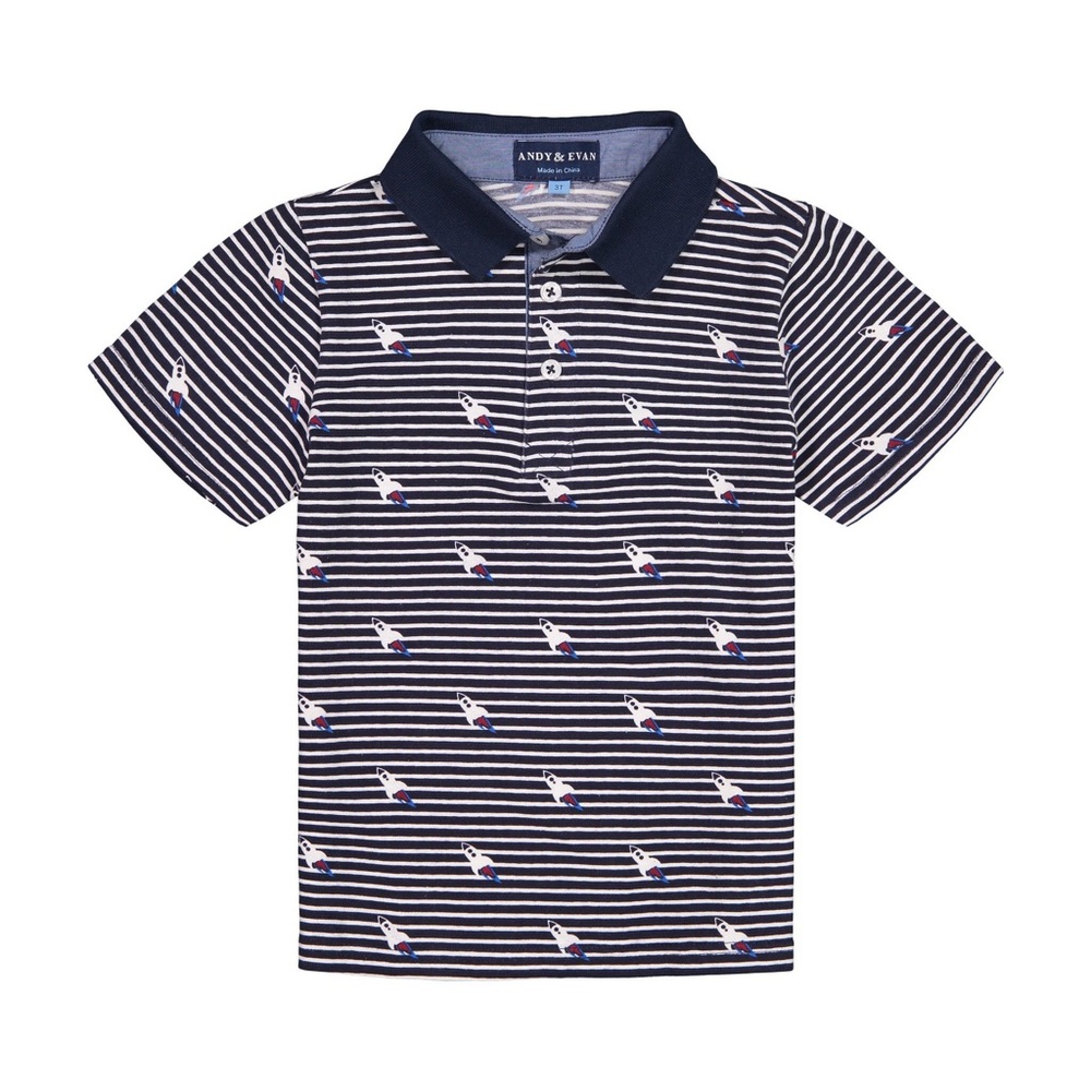 Andy & Evan Rocket Short Sleeve Polo